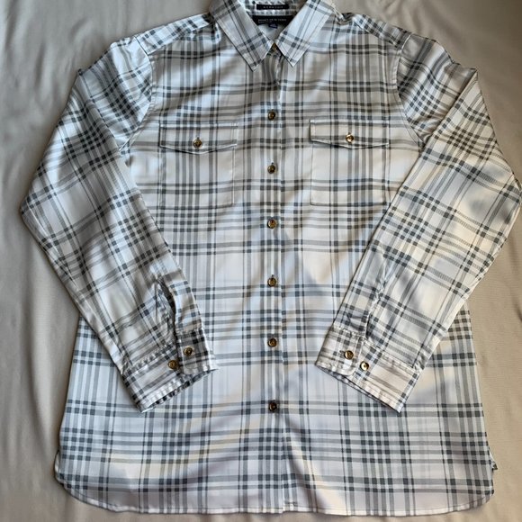 Jones New York Plaid Blouse - Picture 9 of 10